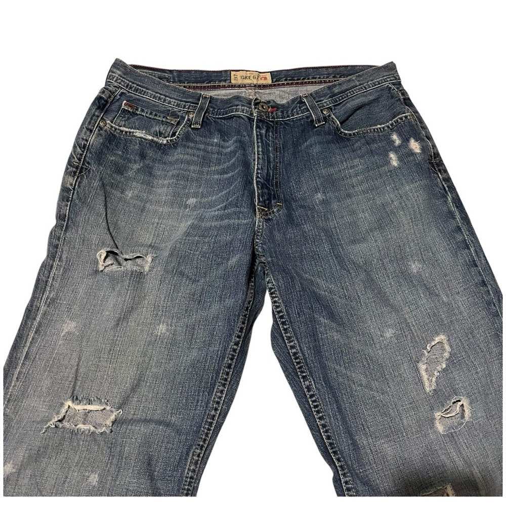 Men's BKE 67 Tyler Long Blue Distressed Jeans